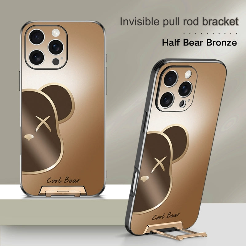 Load image into Gallery viewer, [Pull-Out Bracket] Apple iPhone 16/Plus/Pro/Max - Anti-Fingerprint Ultra-Thin Phone Case
