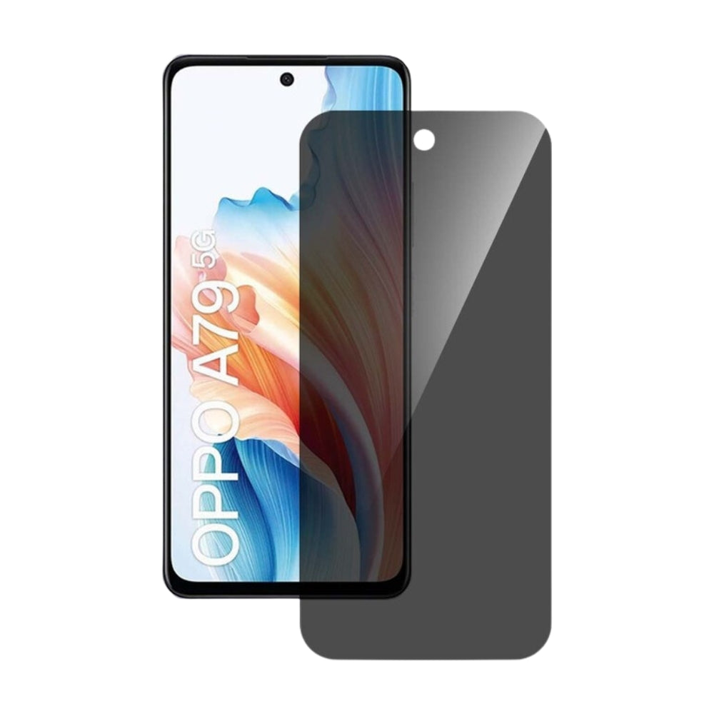 [Standard 9H] [Privacy] OPPO A79 (CPH2553, CPH2557) - 9H Hardned Tempered Glass Screen Protector - i-Station Mobile Phone & Electronic Device Repair and Accessories