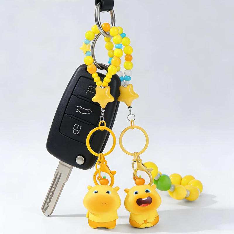 Load image into Gallery viewer, Capybara Cartoon Keychain for Car Keys &amp; Bag Pendant

