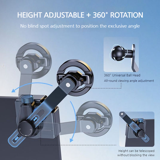 MagSafe Aluminum Alloy Car Magnetic Multi-Angle Adjustable Stand - i-Station Mobile Phone & Electronic Device Repair and Accessories