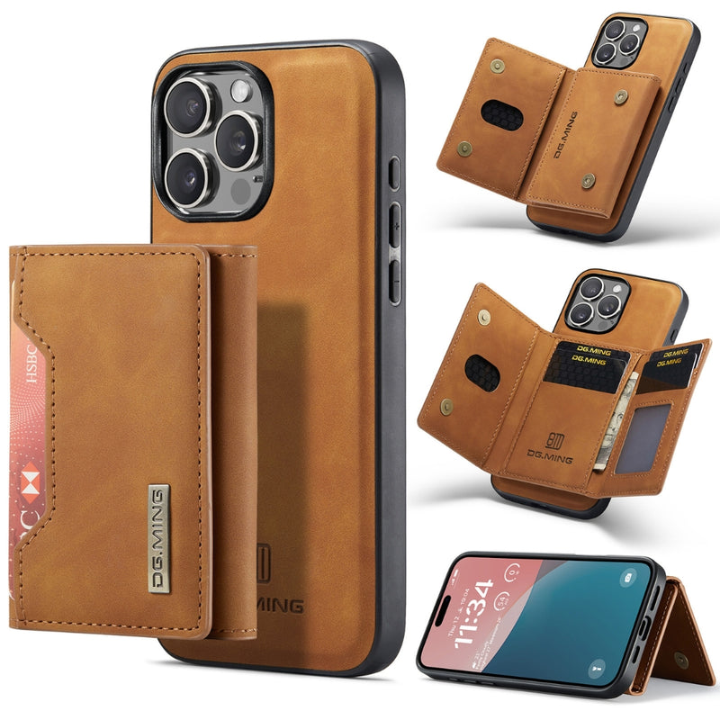 Load image into Gallery viewer, [With Card Slot] Apple iPhone 14/Plus/Pro/Max - 2 in 1 Detachable Leather Wallet Case
