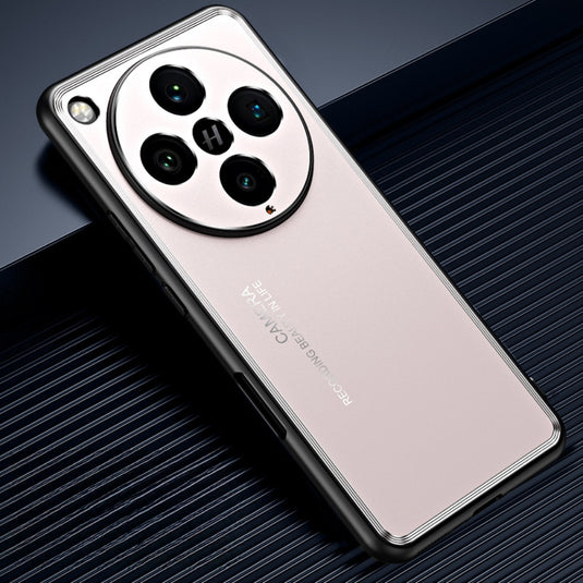 OPPO Reno12 / Pro - Metal Large Hole Lens Full Cover Soft Edge Anti Fall Case