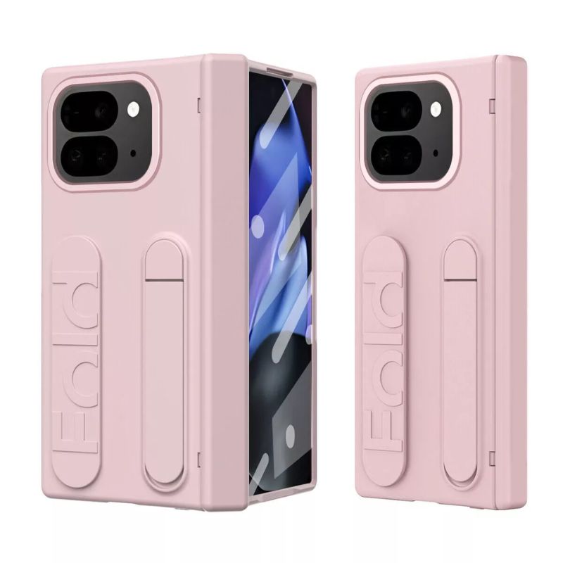 Load image into Gallery viewer, [Built-in Stand] [With Wrist Strap] Google Pixel 9 Pro Fold (GGH2X, GC15S)  - Skin feel Holder Shockproof Phone Case
