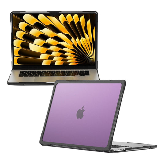 MacBook Air 15.3" M2 & M3 & M4 (A2941 & A3114 & A3241) - Full Coverage Matte Transparent Shockproof Protective Case