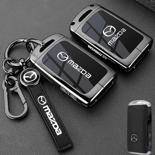 Mazda Zinc Alloy Car Key Protective Case For CX5, CX3, CX30, CX7, CX9, Mazda 2, 3, 6