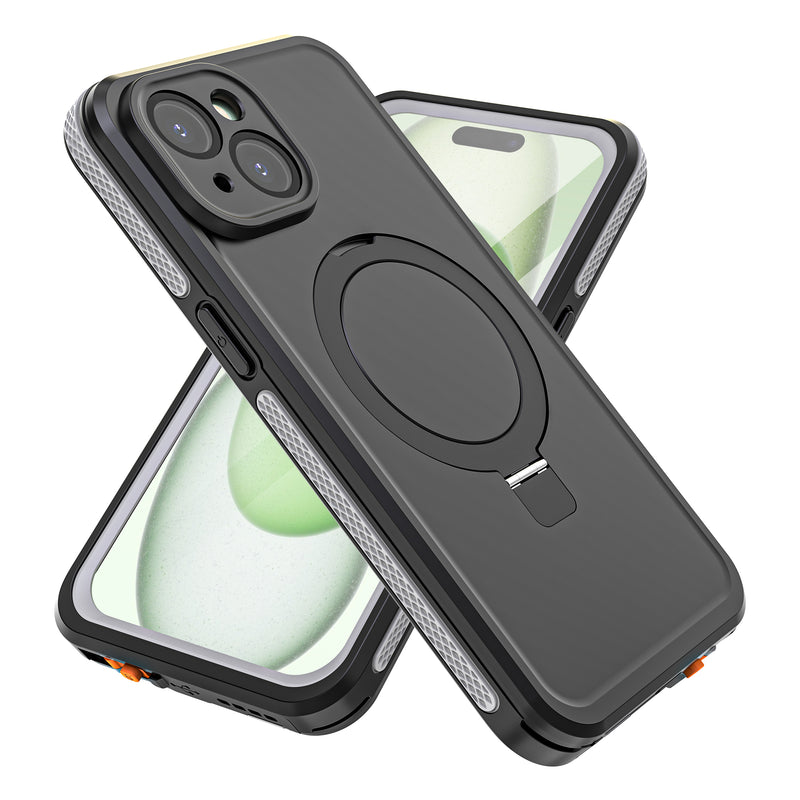 Load image into Gallery viewer, [TB Series][Magsafe Compatible] Apple iPhone 15 Pro - Redpepper Full Covered Waterproof Heavy Duty Tough Armor Case with Kickstand - i-Station Mobile Phone &amp; Electronic Device Repair and Accessories
