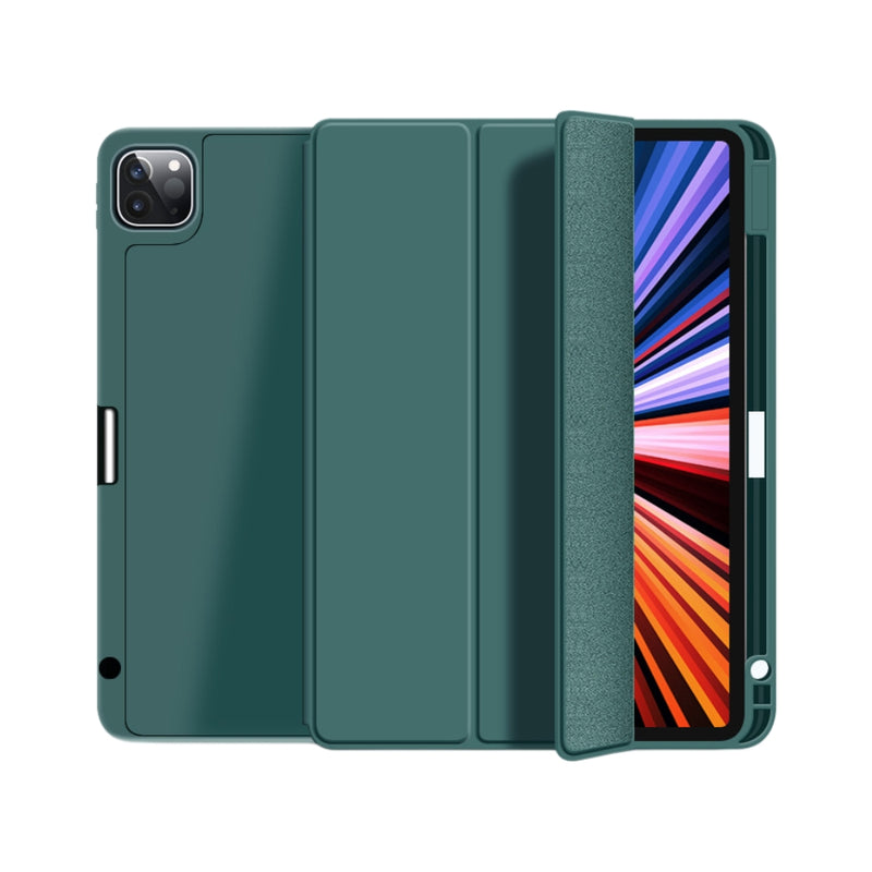 Load image into Gallery viewer, [With Pen Slot] Apple iPad Air 3 10.5&quot; (2019)/Pro 10.5&quot; (2017) - Soft TPU Smart Sleep Drop Proof Magnet Stand Case
