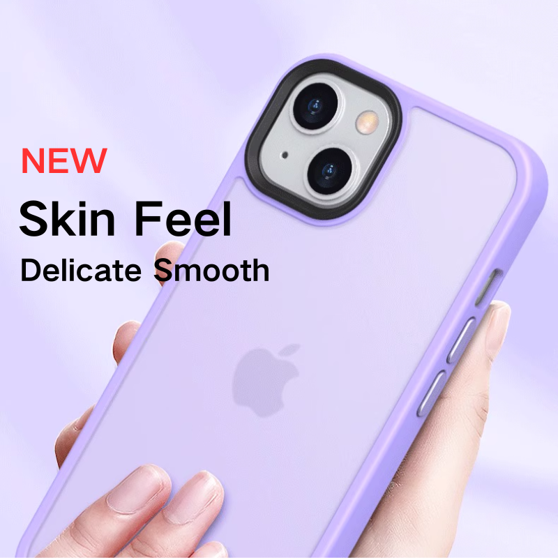 Load image into Gallery viewer, Apple iPhone 13/Pro/Pro Max Translucent PC + TPU Shockproof Silicone Essentials Series Case
