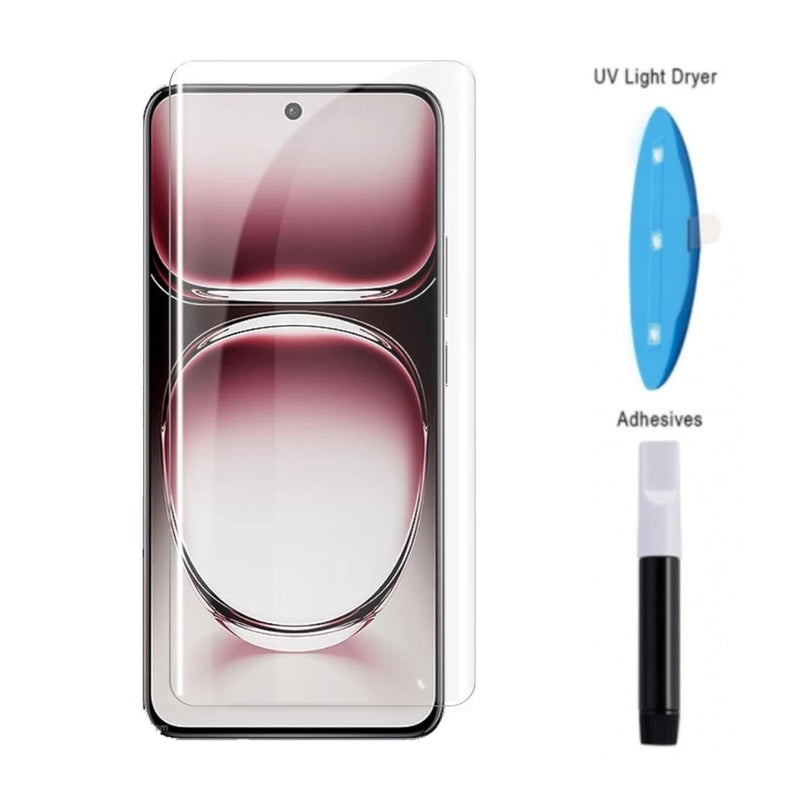 Load image into Gallery viewer, [UV Glue] [HD] OPPO Reno12 (CPH2625) - UV Full Covered Curved 9H Tempered Glass Screen Protective Protector
