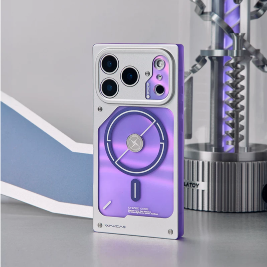 Apple iPhone 17 WAKCAS Square Electroplated Magnetic Stylish Protective Case