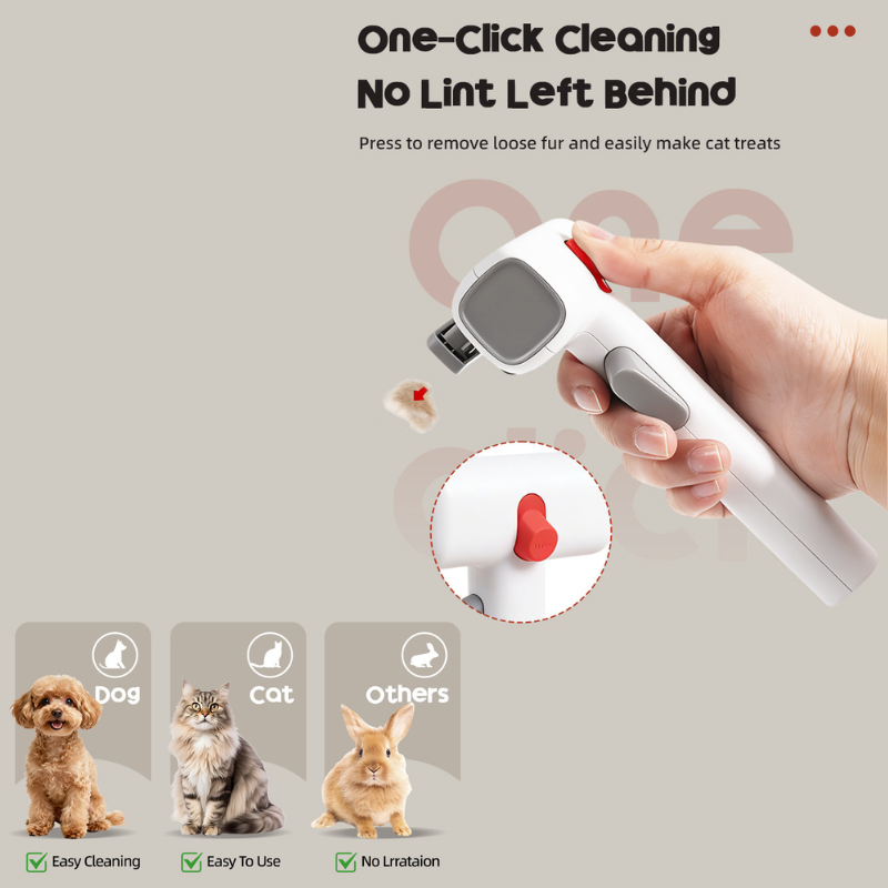 Load image into Gallery viewer, 2-in-1 Pet Grooming Brush – Dematting &amp; Deshedding Tool for Dogs &amp; Cats - i-Station Mobile Phone &amp; Electronic Device Repair and Accessories
