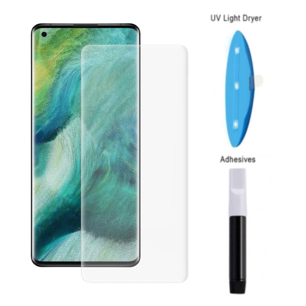[UV Glue] [HD] OPPO Find X2 / Find X2 Pro - UV Full Covered Curved 9H Tempered Glass Screen Protective Protector - i-Station Mobile Phone & Electronic Device Repair and Accessories