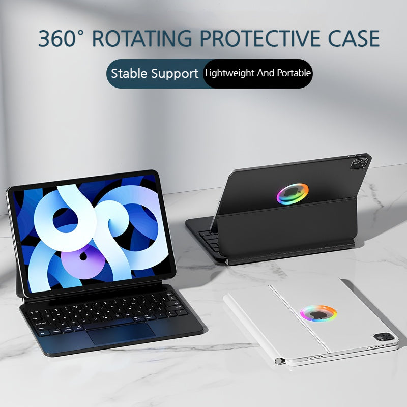 Load image into Gallery viewer, Apple iPad Pro 12.9-inch 3rd/4/5/6th Gen (2018/2020/2021/2022) Wireless Bluetooth Touchpad Keyboard With RGB Backlight - i-Station Mobile Phone &amp; Electronic Device Repair and Accessories
