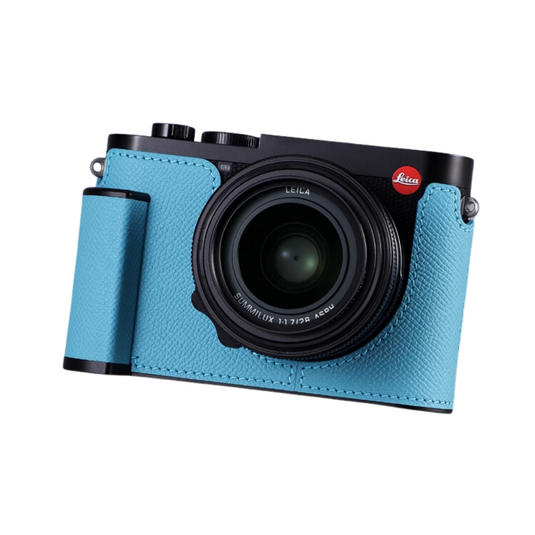 Milicase Custom Genuine Leather Case for Leica Q3 - Protective Cover, Hand Grip