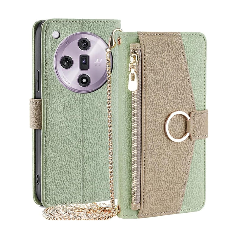 Load image into Gallery viewer, [With Shoulder Strap] OPPO Reno8 5G/Pro - PU leather Crossbody Wallet Style Shockproof Phone Case
