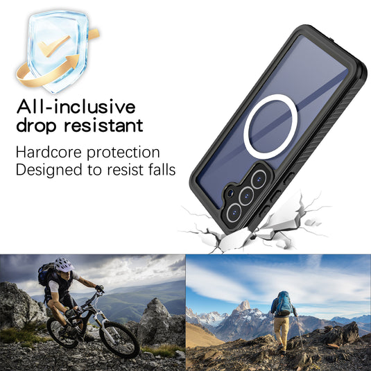 [FS Series][Magsafe]  Samsung Galaxy S25 FE S731 - Redpepper Full Covered Waterproof Heavy Duty Tough Armor Shockproof Case - i-Station Mobile Phone & Electronic Device Repair and Accessories