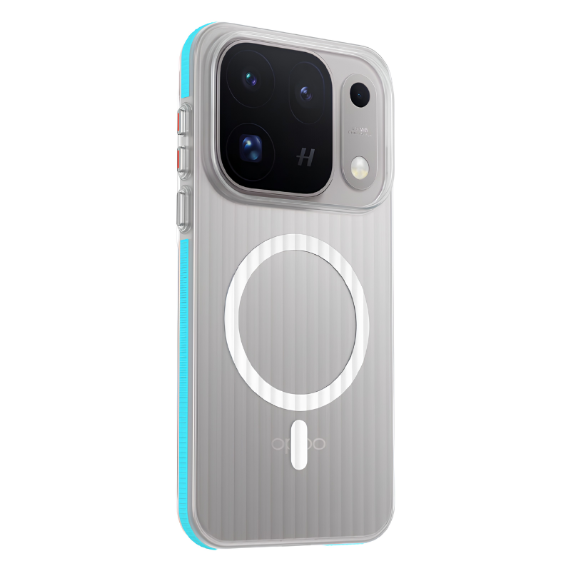 Load image into Gallery viewer, [Magsafe Compatible] OPPO Find X10/Pro Max - Frosted Semi-Transparent Grid Texture PC Case
