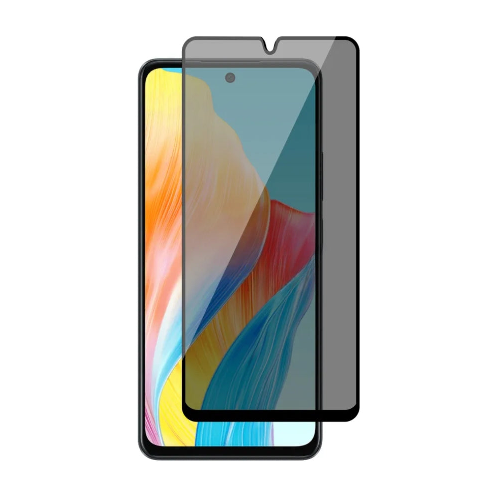 [Full Covered] [Privacy] OPPO A58 / A98 - 9H Hardness Anti-Spy Tempered Glass Screen Protector - i-Station Mobile Phone & Electronic Device Repair and Accessories