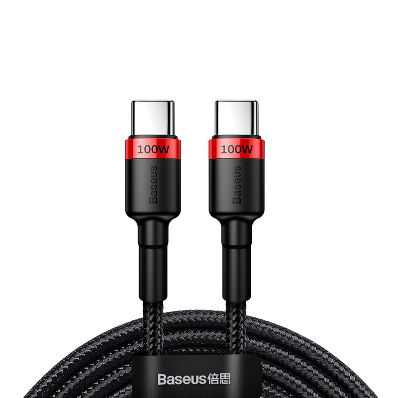 Load image into Gallery viewer, Baseus Cafule PD2.0 100W Flash Charging Type-C to Type-C Cable (20V 5A) 2m
