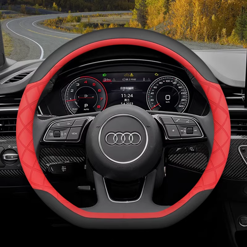 Load image into Gallery viewer, Audi Ultra-Thin Anti-Slip Steering Wheel Cover For A3, A4L, Q2L - i-Station Mobile Phone &amp; Electronic Device Repair and Accessories
