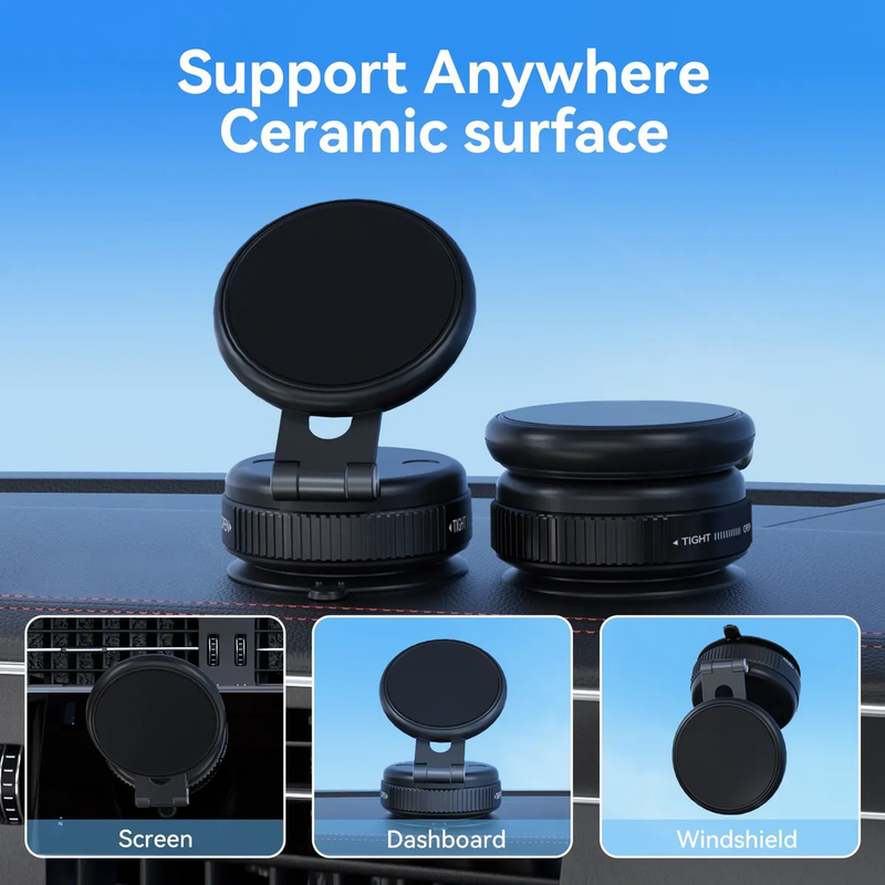 Load image into Gallery viewer, Magnetic Car Telescopic Foldable for Car Dashboard &amp; Wind Screen Strong Magnet

