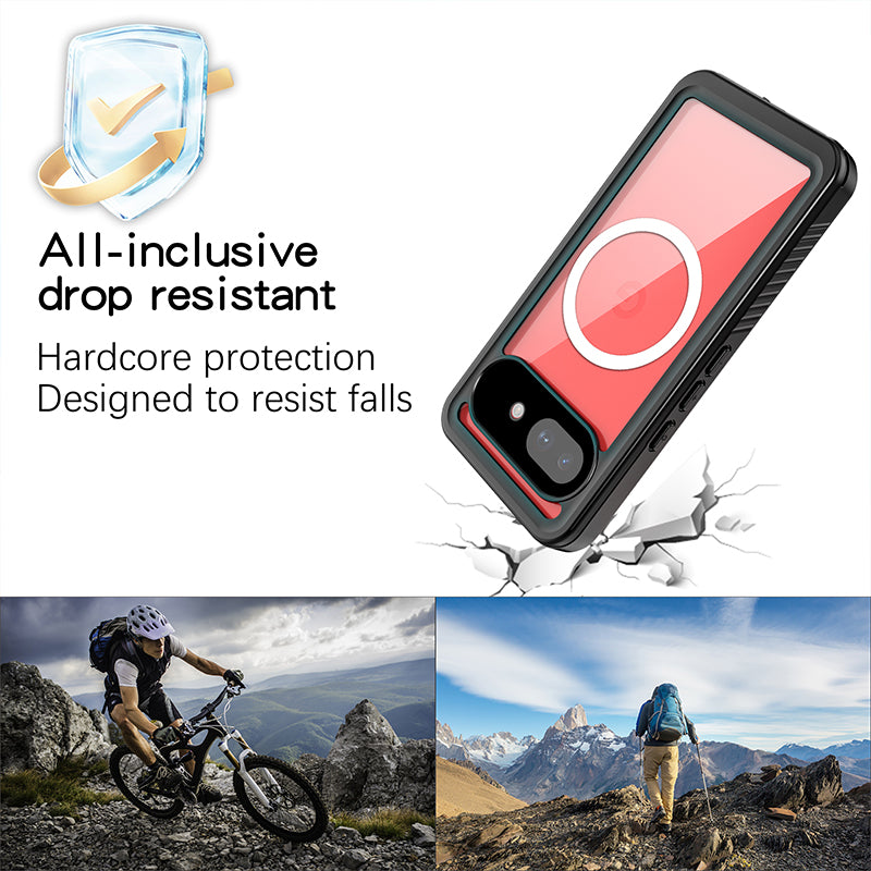 Load image into Gallery viewer, [FS Series][Magsafe Compatible] Google Pixel 10A - Redpepper Full Covered Waterproof Heavy Duty Tough Armor Case - i-Station Mobile Phone &amp; Electronic Device Repair and Accessories
