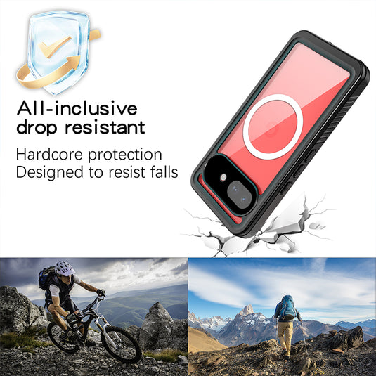 [FS Series][Magsafe Compatible] Google Pixel 10A - Redpepper Full Covered Waterproof Heavy Duty Tough Armor Case - i-Station Mobile Phone & Electronic Device Repair and Accessories