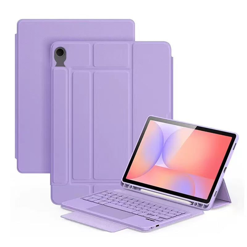 Load image into Gallery viewer, [With Touchpad] Samsung Galaxy Tab S9/S9 FE/S10 FE/S10 Lite 11" Detachable Standalone Wireless Keyboard Case
