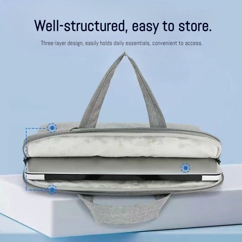 Load image into Gallery viewer, Microsoft Surface Laptop 13&quot;/ 13.8&quot;/15&quot; Business Plush Shockproof Carry Sleeve / Protective Bag With Power Bank Bag
