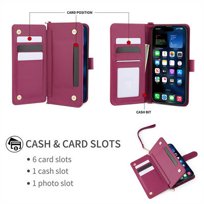 [With Card Slot] ASUS ROG Phone 7 Multi-functional Leather Wallet Series Case - i-Station Mobile Phone & Electronic Device Repair and Accessories