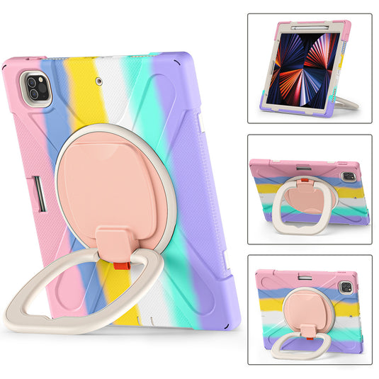 [With Shoulder Strap] Apple iPad 10.9/11'' 10/11th Gen (2022/2025) EVA Kid Friendly Heavy Duty Ring Holder Stand Case