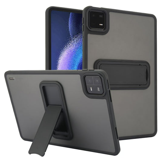 [Built-in Stand] Xiaomi Redmi Pad SE 11’’ 2023 (23073RPBFG) Matte Transparent Full-protection Shockproof Case