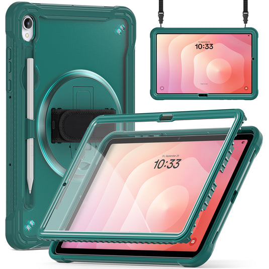 [Built-in Stand] Samsung Galaxy Tab S11 (2025) 11"360° Rotatable EVA Protection with Hand Strap