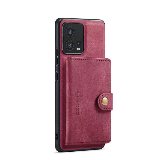 [With Card Slot] Motorola Moto S30 Pro Detachable Card Holder Leather Shockproof Wallet Series Case