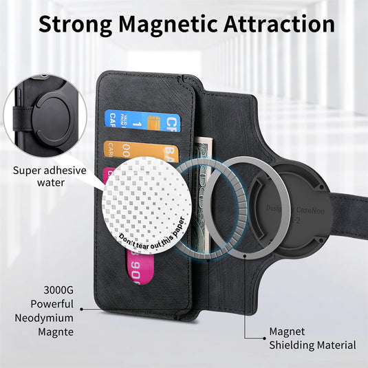 [With Card Slot] Realme GT 7 Pro 5G - Multi-functional Leather Wallet Case With Magnetic Flip Cover
