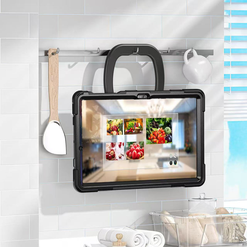 Load image into Gallery viewer, Samsung Galaxy Tab S7 Plus/S7 FE/S8 Plus 12.4" - Multifunctional Shockproof Heavy Duty Series Case With Shoulder Strap
