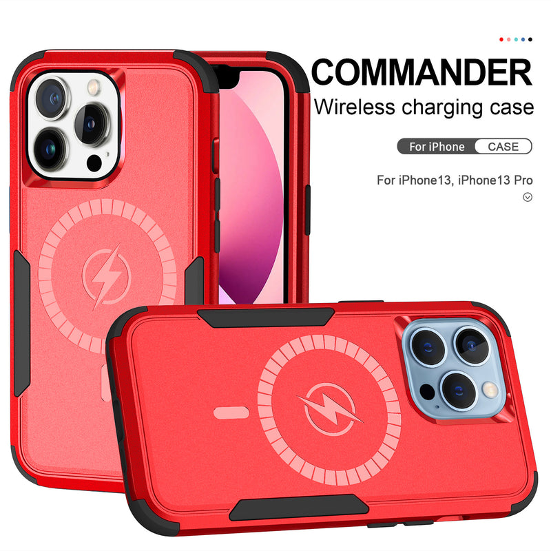 Load image into Gallery viewer, [Magsafe Compatible] Apple iPhone 13/Pro/Pro Max Minimally TPU Heavy Duty Series Case
