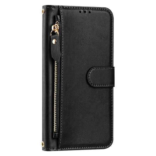 [With Card Slot] VIVO T3x 5G - Multi Functional Leather Magnetic Closure Filp Wallet Case