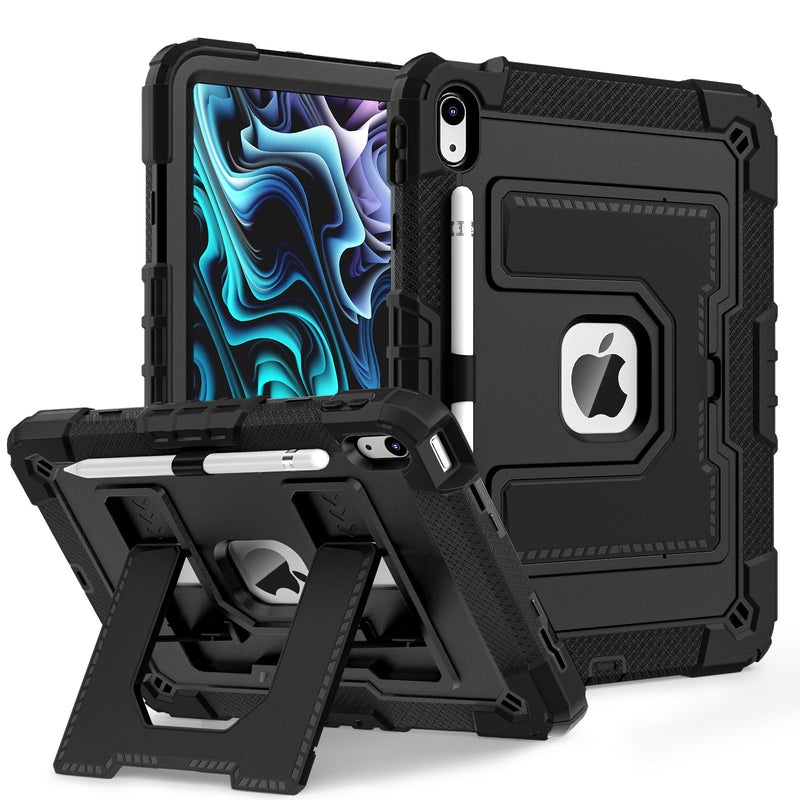 Load image into Gallery viewer, [Built-in Stand] Apple iPad 7/8/9 10.2&#39;&#39; 7/8/9th Gen (2019/2020/2021) - Military Grade Rugged Shockproof Case
