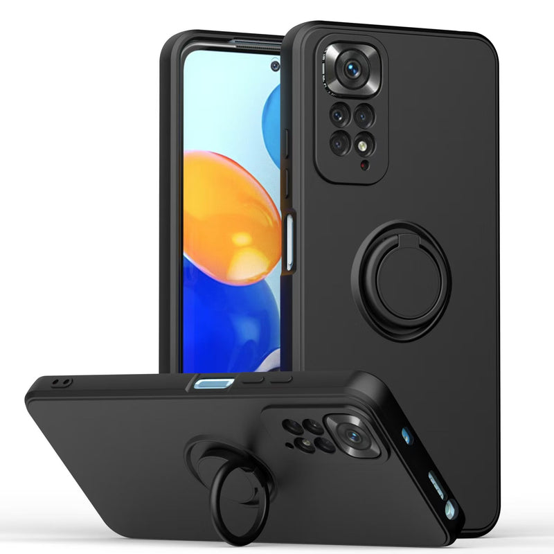 Load image into Gallery viewer, [Built-in Stand] Xiaomi Redmi Note 8/Pro/T Liquid Silicone Drop-Proof Stand Series Case
