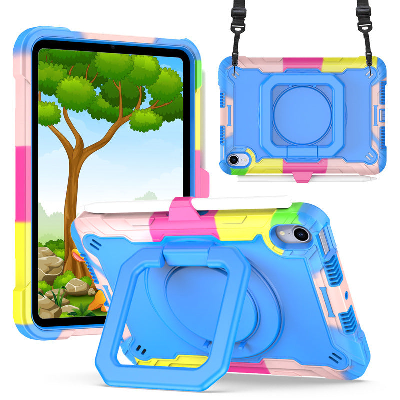 Load image into Gallery viewer, [Built-in Shoulder Strap][With Pen Slot] Apple iPad Pro 11-inch 1st/2nd/3rd Gen (2018/2020/2021) EVA Friendly Heavy Duty Ring Holder Stand Case
