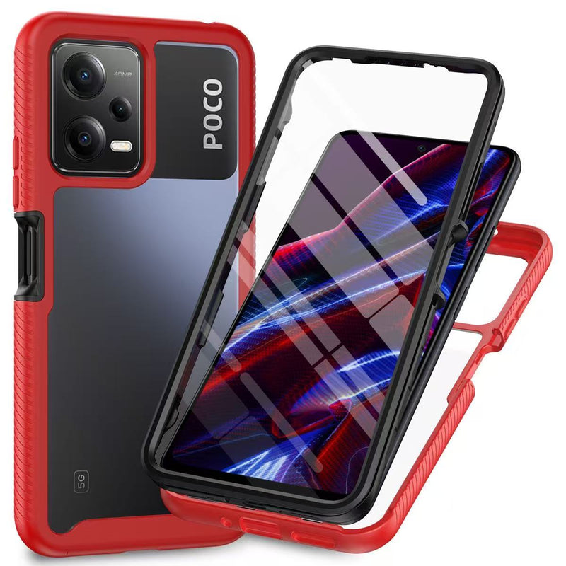 Load image into Gallery viewer, [Built-in Screen Protector] Xiaomi Redmi Note 12 5G - 360° Full Body Shockproof Protection Armour Slim Cover
