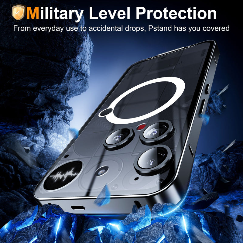 Load image into Gallery viewer, [Magsafe Compatible] Nothing Phone (3) - Transparent Essentials Series Case With Metal Frame
