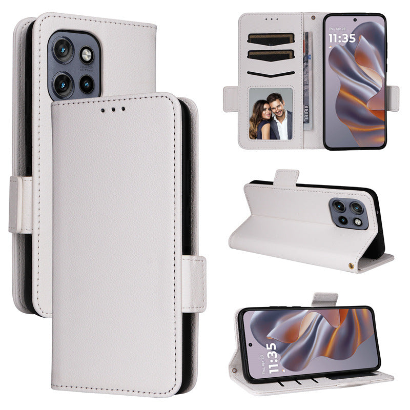 Load image into Gallery viewer, [Built-in Card Slot] Motorola Moto Edge 50 Neo Leather Flip Shockproof Essentials Series Case
