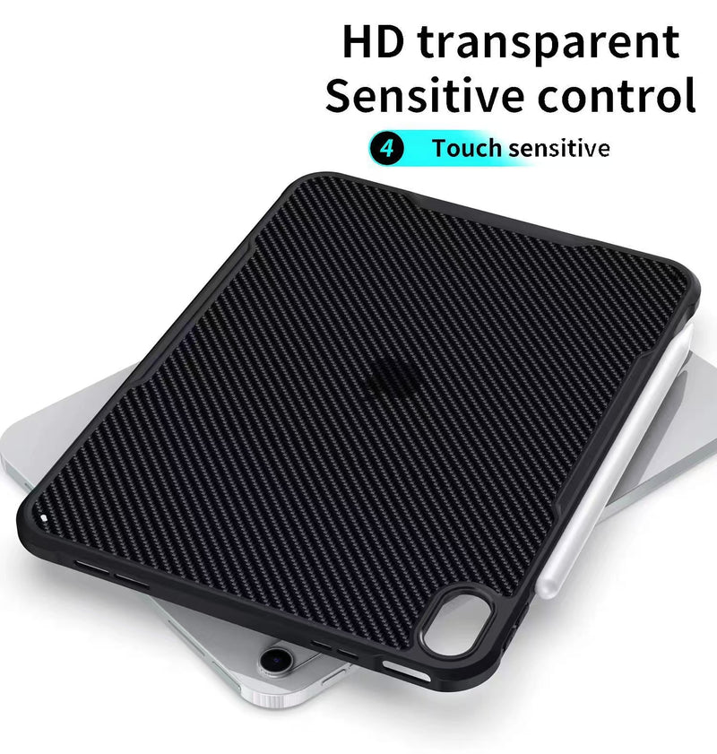 Load image into Gallery viewer, Apple iPad 7/8/9 10.2&#39;&#39; 7/8/9th Gen (2019/2020/2021) Premium Carbon Fiber Shockproof Tablet Case
