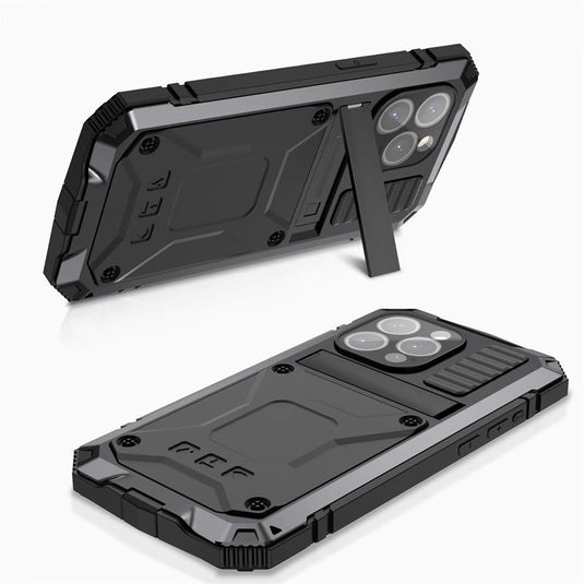 [Built-in Stand] Apple iPhone 16/Plus/Pro/Max - Military Grade Shockproof Lifeproof Series Case