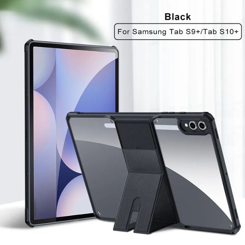 Load image into Gallery viewer, [Built-in Stand] Samsung Galaxy Tab S9 Plus (SM-X610) 12.4&quot; - XUNDD Shockproof Soft TPU Edge Cushion Slim Transparent Case
