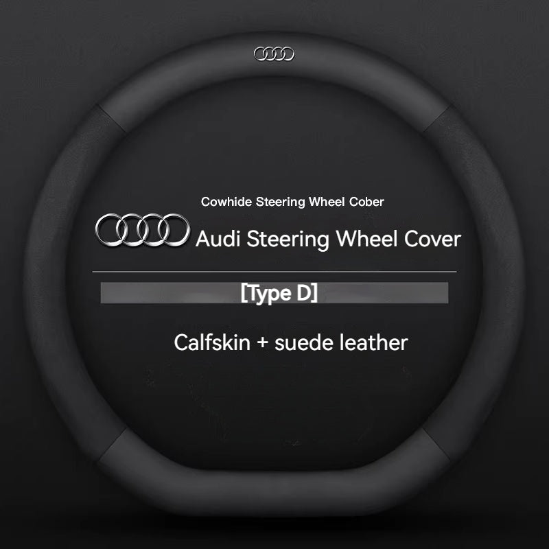 Load image into Gallery viewer, Audi Genuine Cowhide Leather Steering Wheel Cover For Q5L, A4L, A3, A6L, Q3, Q2L, A5, Q7, A7, Q8, S3 - i-Station Mobile Phone &amp; Electronic Device Repair and Accessories
