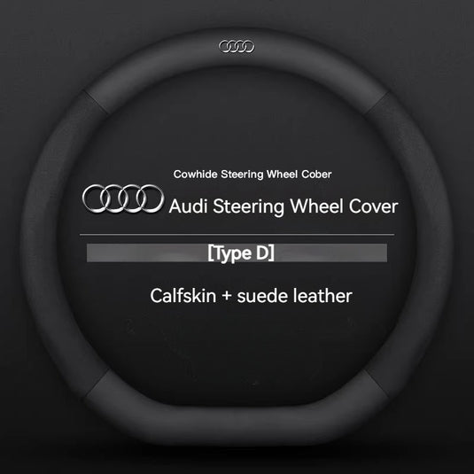 Audi Genuine Cowhide Leather Steering Wheel Cover For Q5L, A4L, A3, A6L, Q3, Q2L, A5, Q7, A7, Q8, S3 - i-Station Mobile Phone & Electronic Device Repair and Accessories