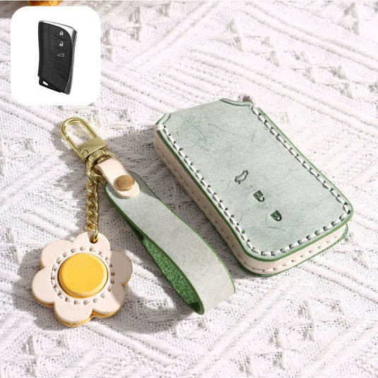 Lexus Genuine Leather Car Key Fob Case Cover For ES350, LC500, LS500, UX200, GX460